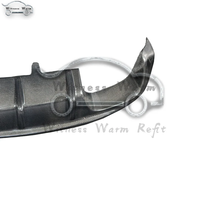 A7 диффузор из углеродного волокна губа на задний бампер спойлер для Audi Sline/S7