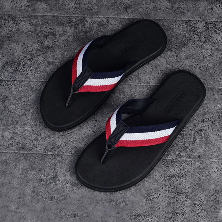 

Beach shoes, men's slippers, outdoor non-slip shoes, summer sandals and slippers, high-quality rubber flat shoes