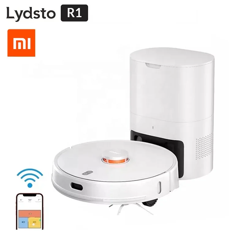 Робот-пылесос Xiaomi Mijia Youpin Lydsto R1 с интеллектуальной станцией 200 мл 2700 Па | Бытовая