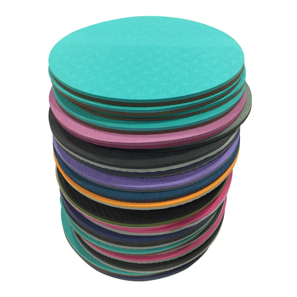 

Portable Yoga Mats Plank Workout Thickened Round Knee Pad Yoga Push-up Mat Fitness Sports Protective Anti-slip Cushion Disc