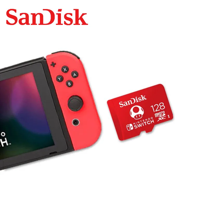 SanDisk Memory Card 128GB 64GB 256GB Micro SD Card New Style For Nintendo Switch microsd TF Card SDXC UHS-I Game Expansion Card