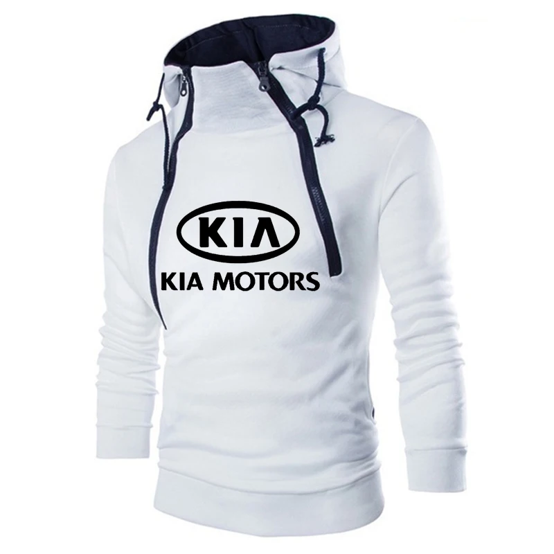 

new Men Hoodies KIA Car Logo Print Sweatshirt Spring Autumn Men Hoodie Double strand harajuku Casual Hoody tracksuit
