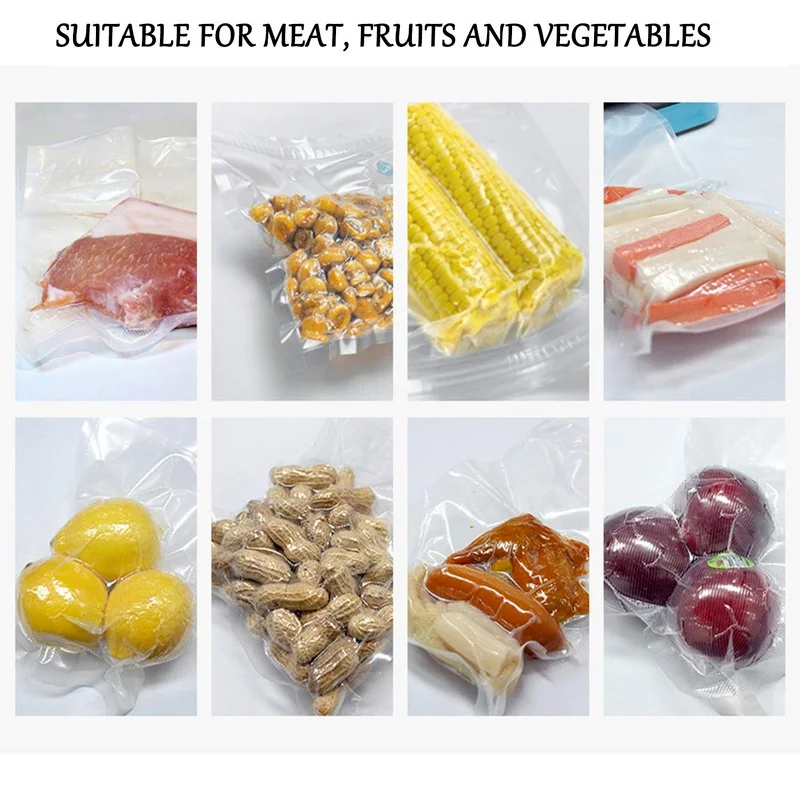 

Kitchen Vacuum Bag for Food Vacuum Sealer Rolls Bag BPA FREE Vacuum Packer Storage Bags Food Fresh Long Keeping Length 500CM