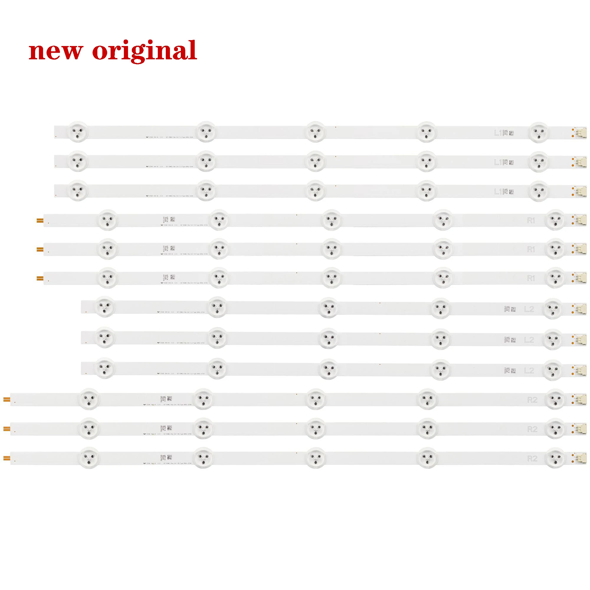 100% Новинка 12 шт. (3 * R1 3 L1 R2 L2) светодиодные задние фонари для 6916L 1273A 1241A 1276A 1272A LG