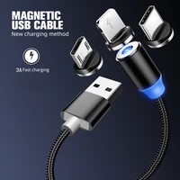 magnetic charger cable micro usb cable for iphone samsung huawei xiaomi charging magnet charger for micro usb type c