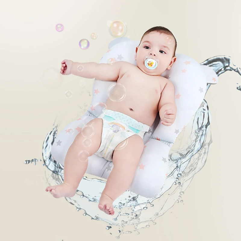 Мягкая подушка для сиденья новорожденных малышей ванной плавающая воздушная