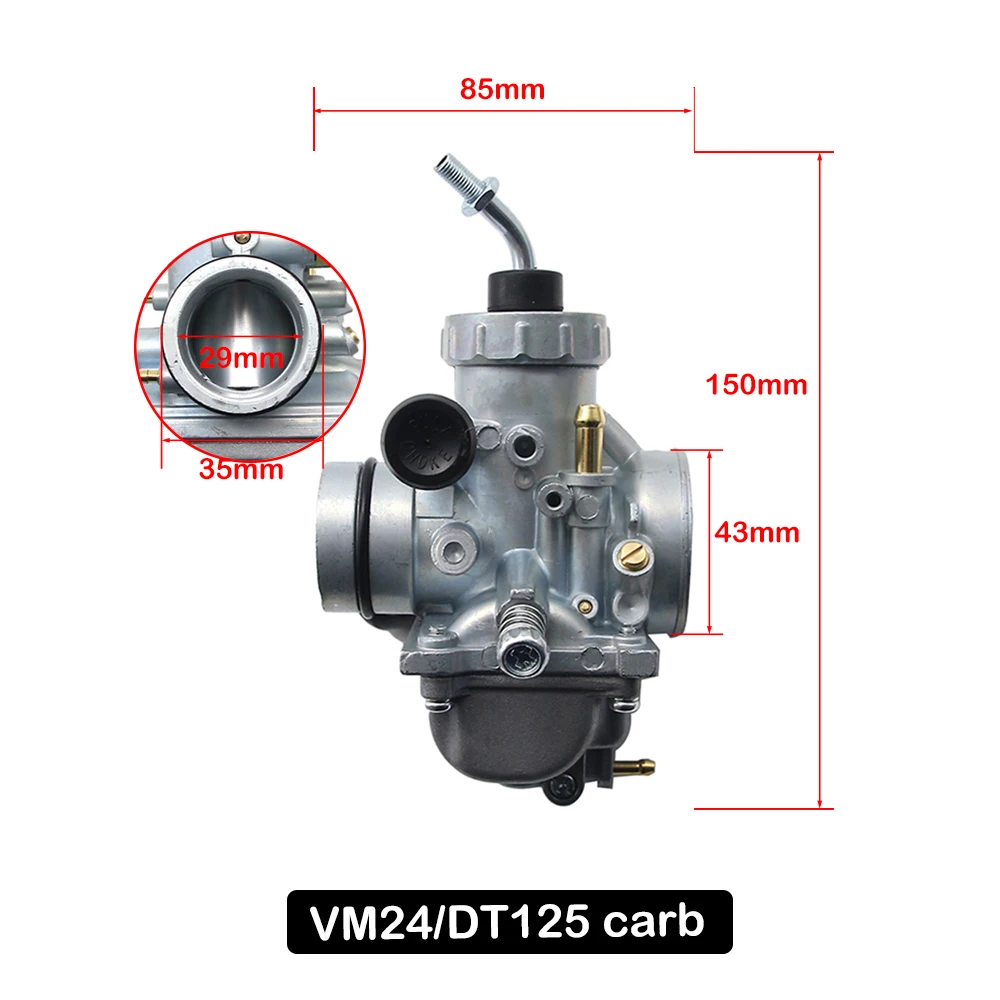 Карбюратор ZSDTRP VM16 VM22 VM26 VM28 DT125 карбюратор для мотоцикла Mikuni Dirt pibike ATV QUAD 70cc 90cc 110cc