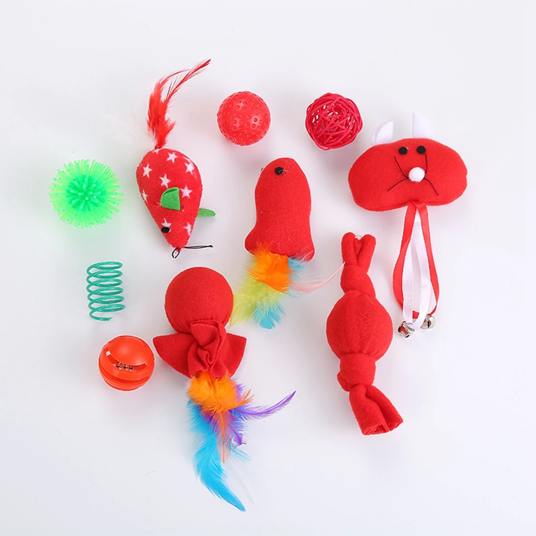 10 шт./компл. Фотографическая интерактивная игрушка в виде кошачьего мяча|Игрушки