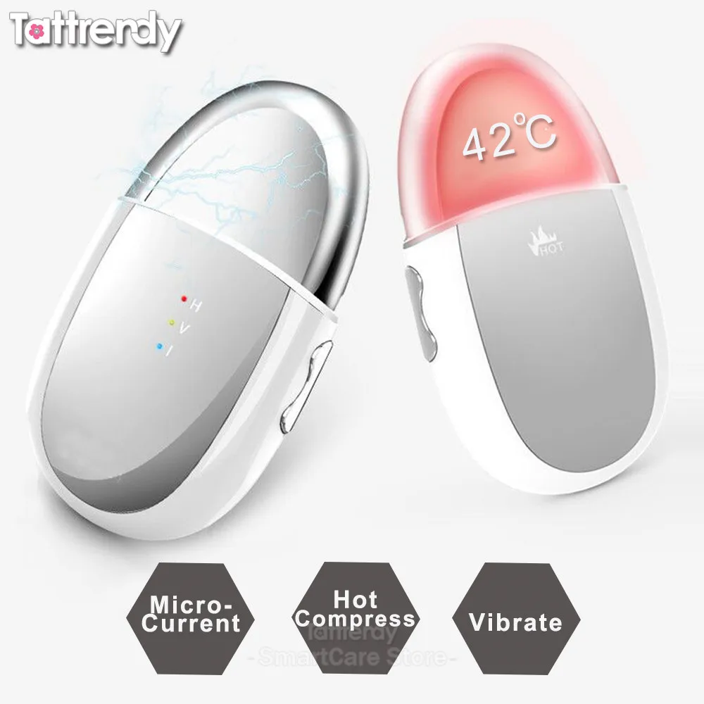 Options Wrinkle Vibrator Pen Slim Face Eye Massage Micro-current Skin Tightening Machine Skin Rejuvenation Device