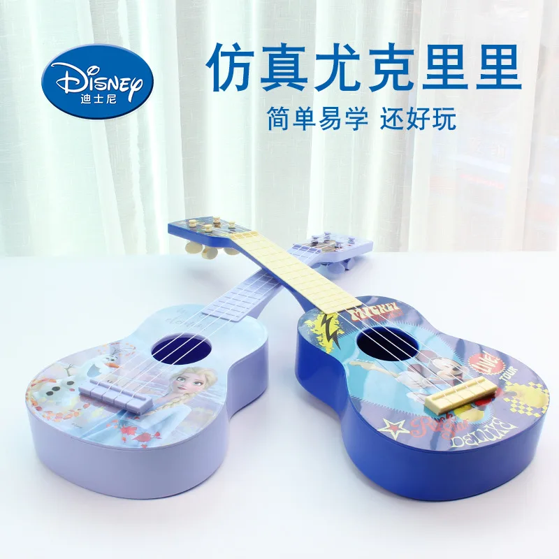 36 cm disney gefrorene 2 prinzessin mädchen gitarre jungen cartoons mickey minnie musical instrumente spielzeug blau gitarre geburtstag geschenke