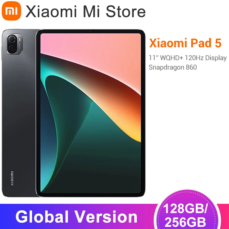 Глобальная версия Xiaomi Pad 5 Tablet 128GB / 256GB Snapdragon 860 11