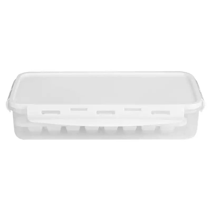 

64 Grids Food Grade Household Kitchen Ice Tray with Lid Box DIY Ice Cubes Mold Ice Tray with Lid