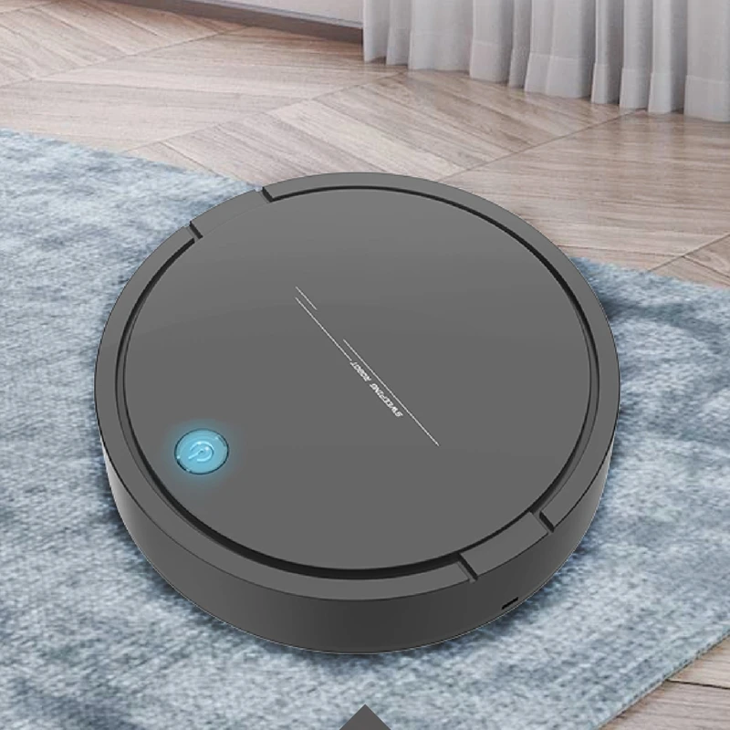 

Smart Robot Vacuum Cleaner 2-in-1 Mopping Sweeper Strong Suction Automatic Cleaning Rechargeable Anti-Crash Sweeping