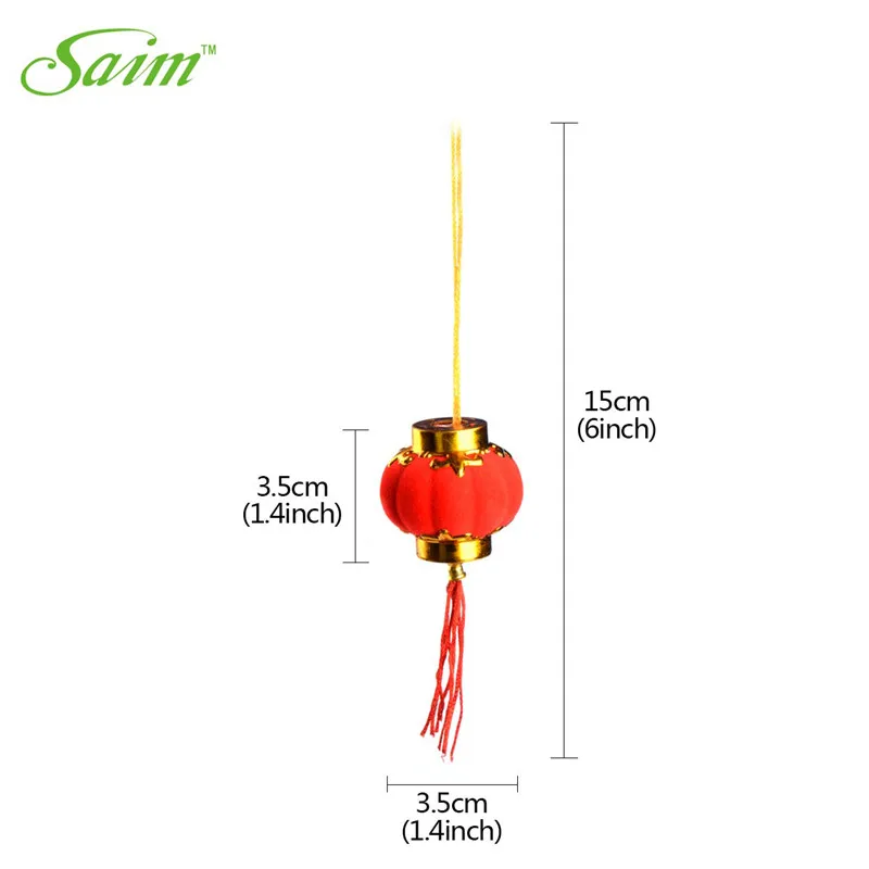 30 штук упак. маленькие красные традиционные китайские фонари мини-фонарь для