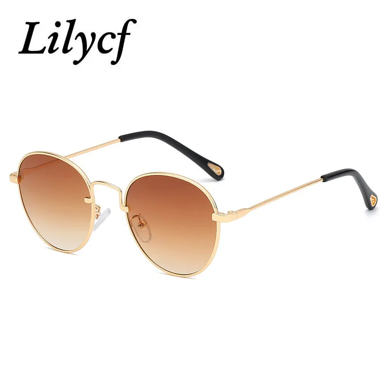 2019 новые круглые солнцезащитные очки в оправе модные женские брендовые