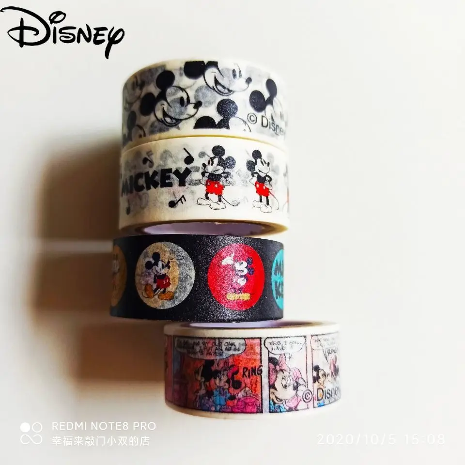 

Disney foreign trade tail list Mickey Frozen Princess children's cartoon and paper tape 1.5*5 meters hand account diary sticker
