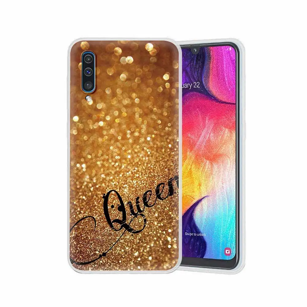 

Phone Case For Samsung Galaxy A51 A71 A21s A31 A41 A11 M30s M31 M51 Translucent Soft Silicone Cover Rose Gold Pink Princess