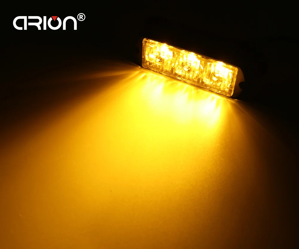 Новые 3 светодиодный Авто палуба грузовик Strobe Flash Предупреждение лампа для подачи