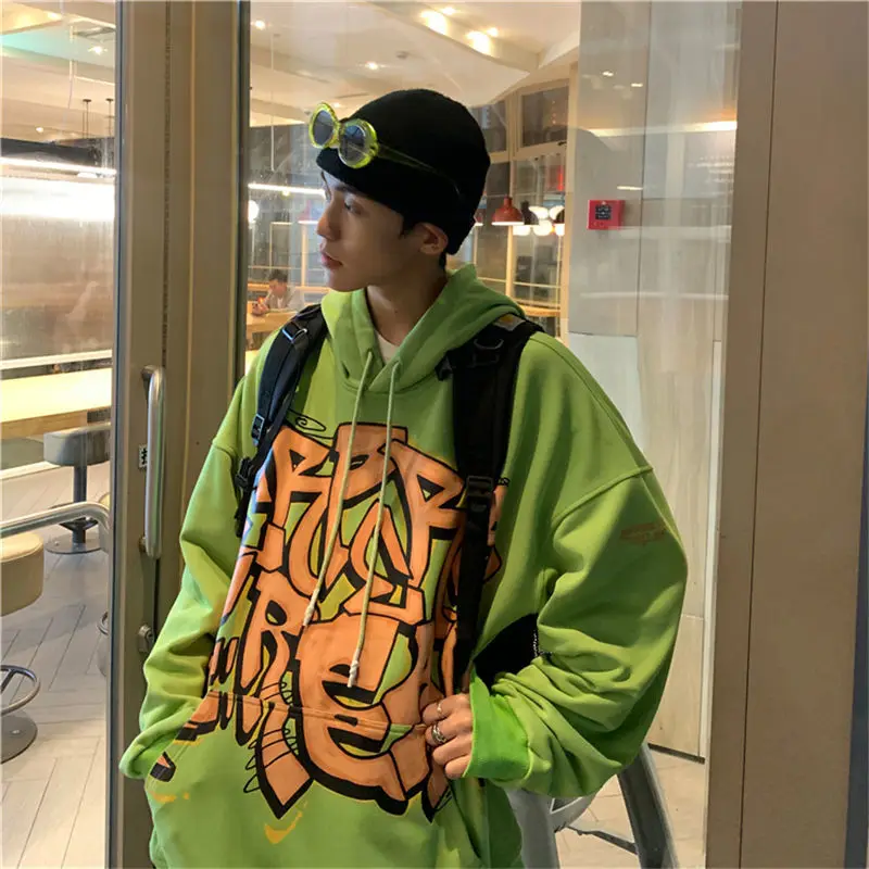 

Hoodies Top Brand Sweater Hoodie Oversized Hoodie Women's Spring Jacket Fashion with Relaxed Hong Kong Style in Spring in Male