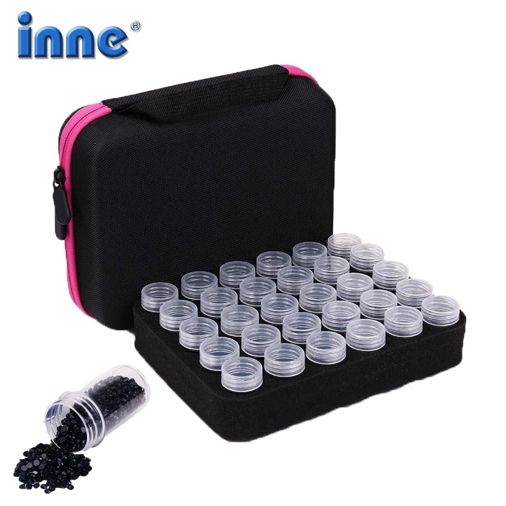 Коробка для алмазной живописи 30 бутылок органайзер ювелирное сверло |