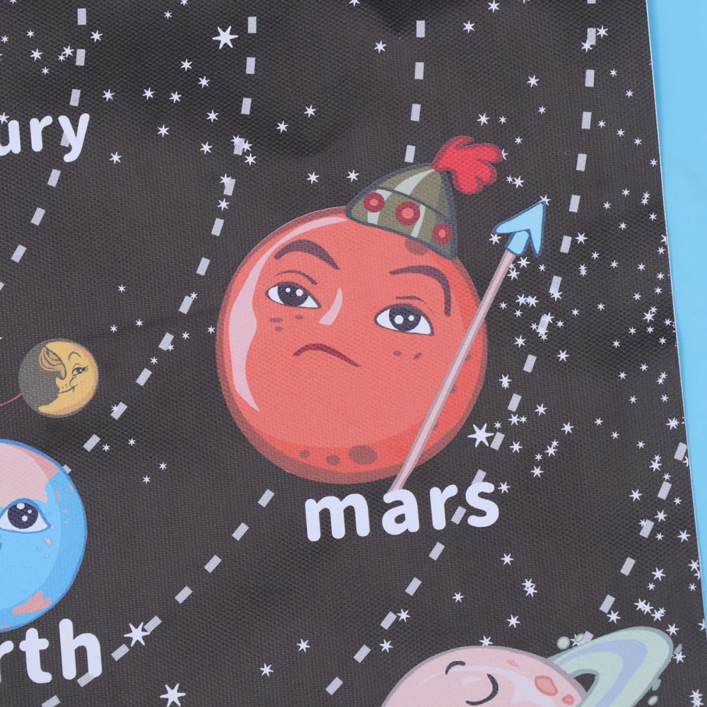 

Children Early Education Poster Educational Preschool Canvas Posters Space Planet Pattern Wall Charts for Toddlers Educational (