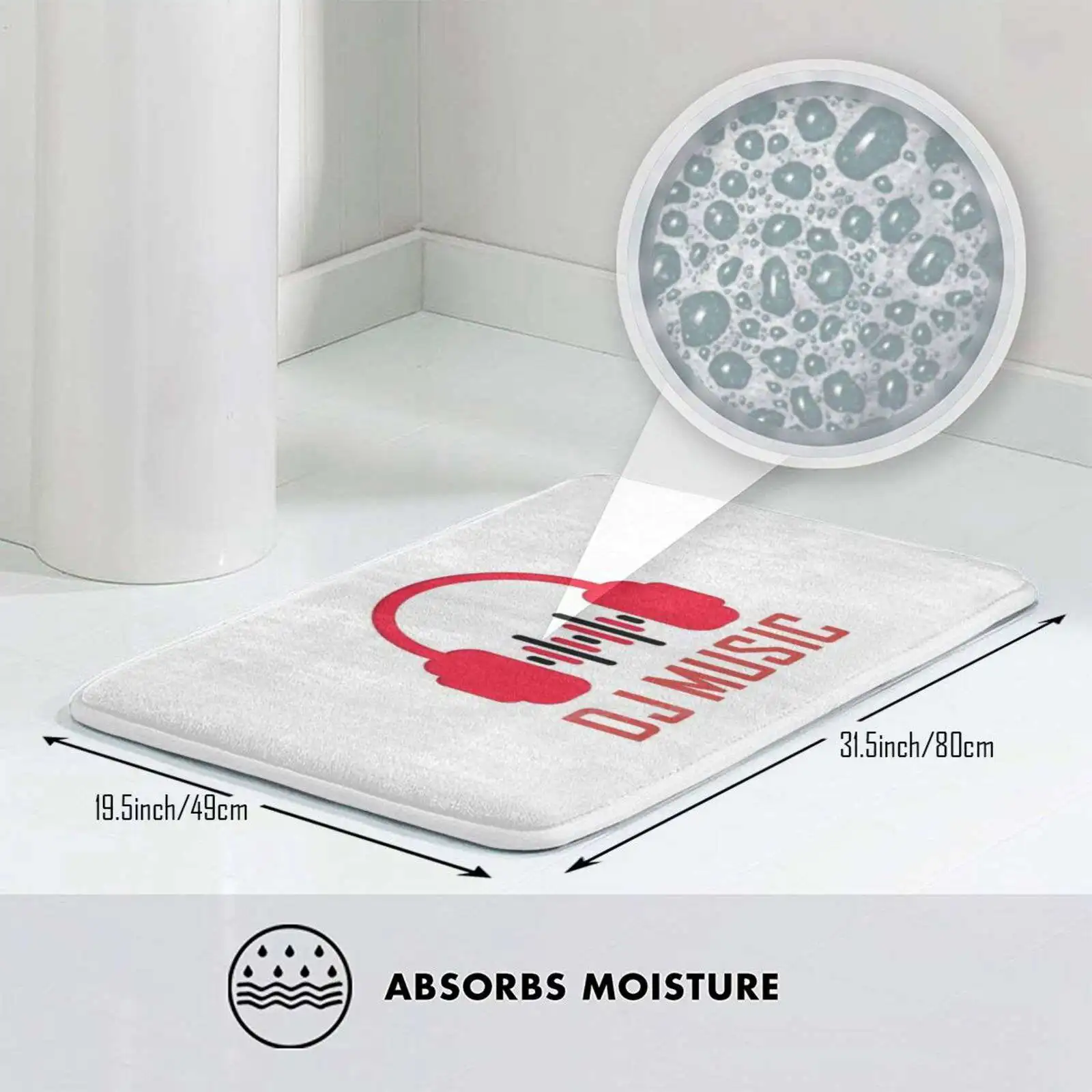 Диджейская музыкальная наклейка дизайн для продукта мягкая подставка ног товары