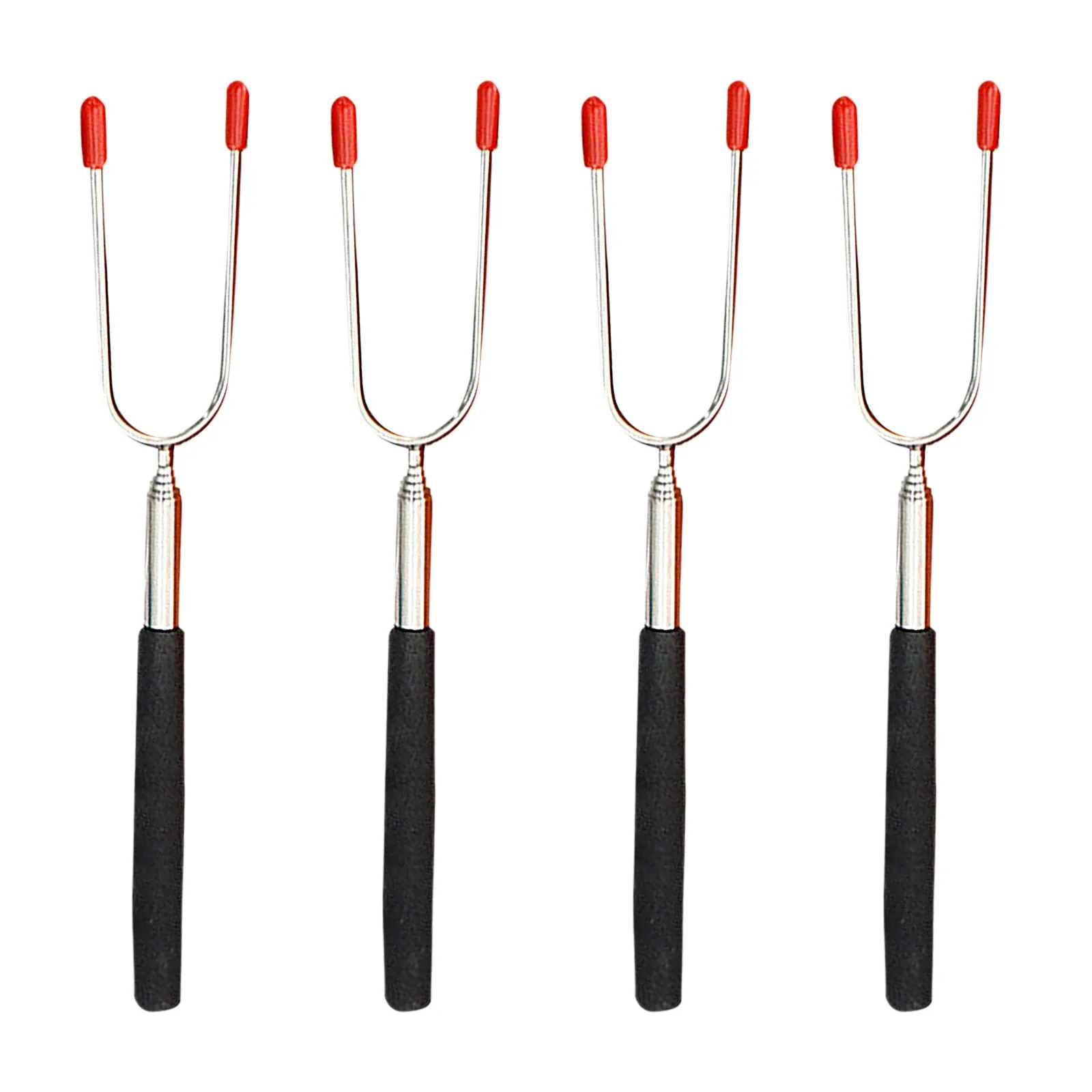 4 шт. Нержавеющая сталь мясо гриль барбекю вилка Для Фруктов Десертная Вилка