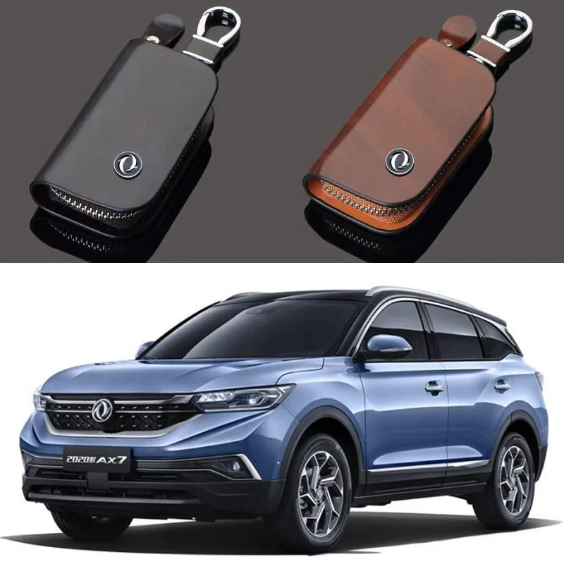 

Car Leather Remote Key Case Key Shell For DongFeng DFM AX7 580 S30 H30 P16 P11 AX4 A30 A6 AX3 SX6 SX5 DFSK Key Packet Accessorie