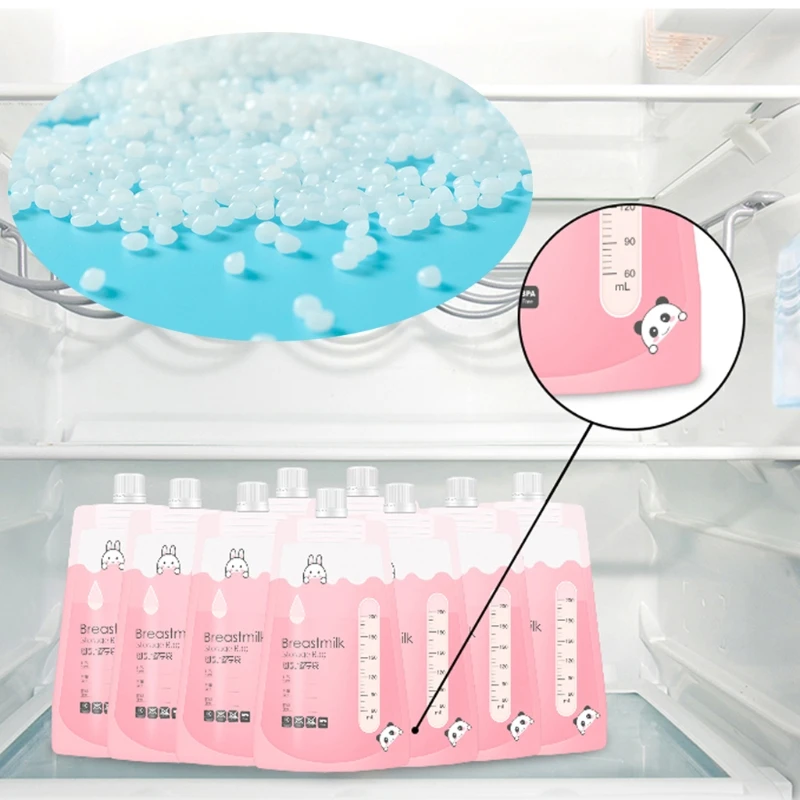 

200ml Breast Milk Storage Freezer Bags Disposable Baby Liquid Food Fresh Sealed Bags Portable Infant Feeding Pouchs Packages