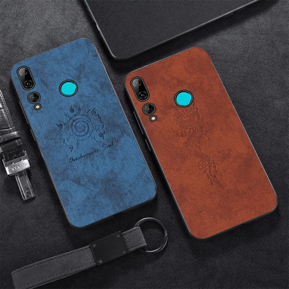 

Cloth Leather Cases For Huawei Y5 Y7 Y9 2018 Honor 7A DUA-L22 Case For Honor 7C Pro LND-L29 Y9 Y7 Y6 2019 Back Cover Business
