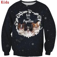 autumn winter papillon 3d printed hoodies pullover boy for girl long sleeve shirts kids christmas sweatshirt 03