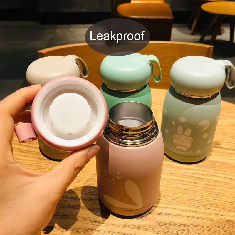 320ml Insulated Water Bottle Stainless Steel Cartoon Thermos Coffee Milk Tea Vacuum Flask Pot Kettle for Kids Gift | Дом и сад