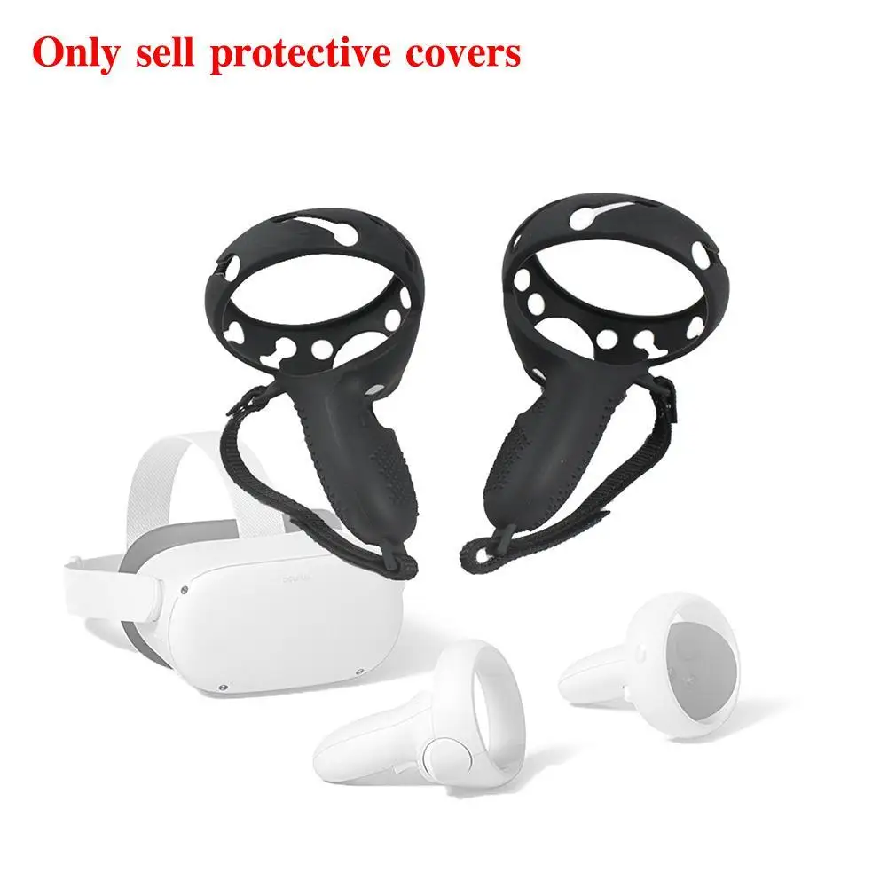 

Full Protective Sleeve Grip Pad Cover For Oculus Quest Accessories Silicone Handle Case VR Skin Controller VR 2 U9Q4