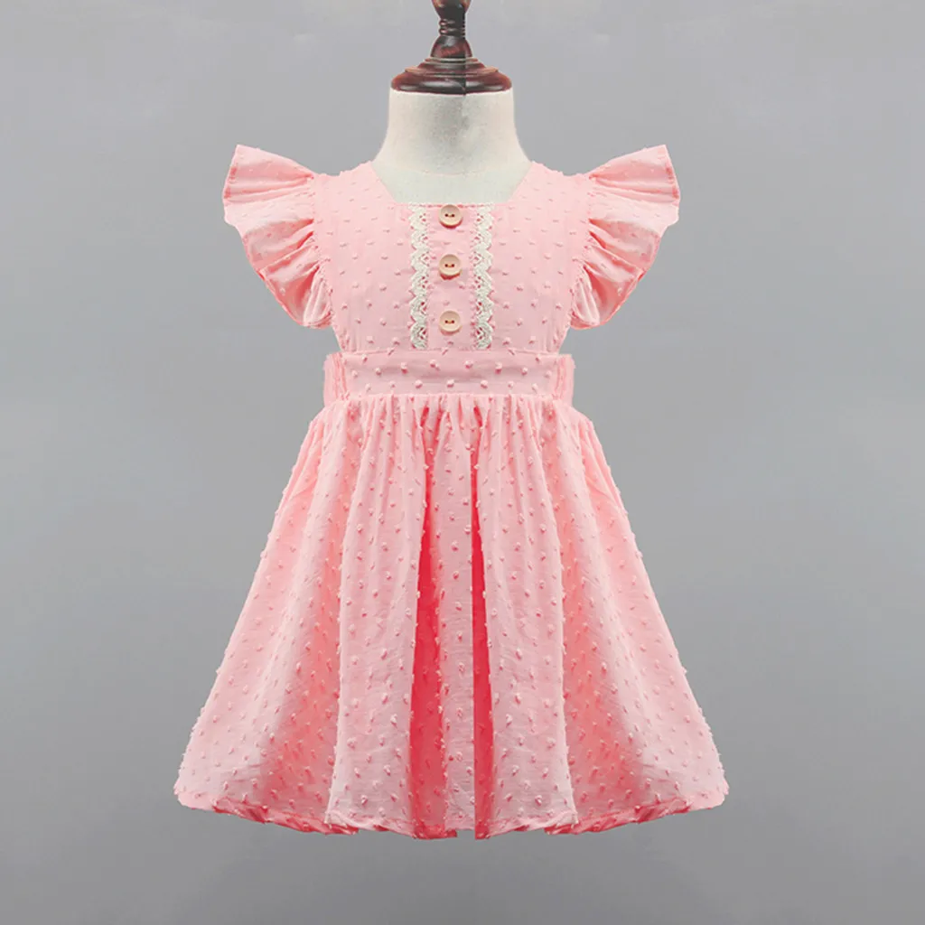 Новинка 2020 весенне-летнее платье для девочек однотонное пляжное без рукавов с