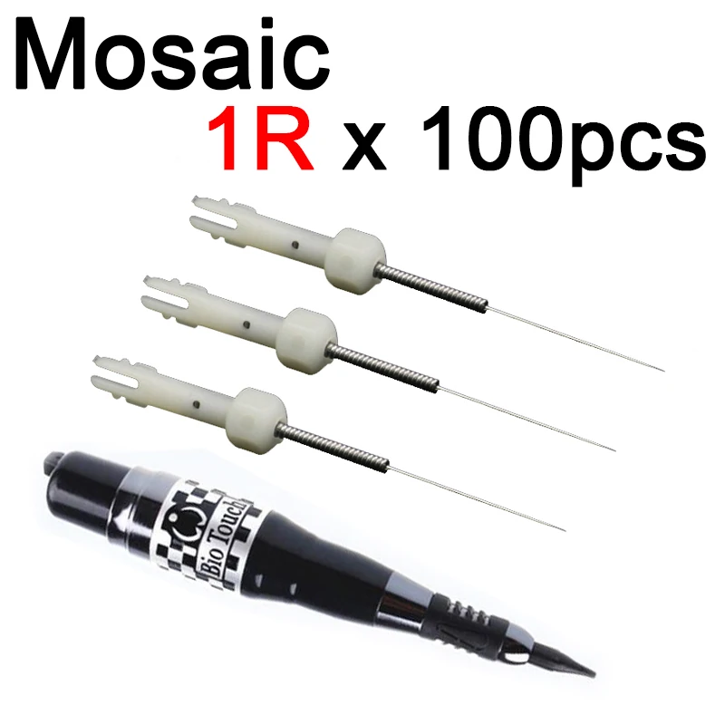 

Mosaic 1RL Needle Permanent Makeup Eyebrow Needles for Original USA Biotouch Mosaic Tattoo Machine Fast Delivery Tattoo Needles