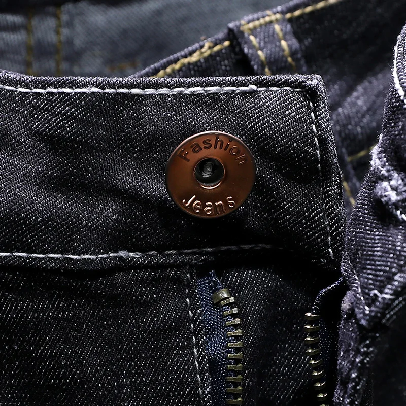 Мужские прямые джинсы в стиле хип-хоп китайские облегающие байкерские с вышитой