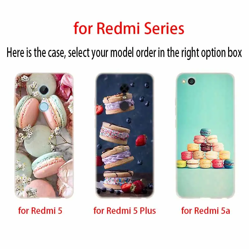 Силиконовый прозрачный мягкий чехол Macarons из ТПУ для Xiaomi Redmi Note 10 9 8 7 6 5 Pro Max 10S 9T 8T 9S