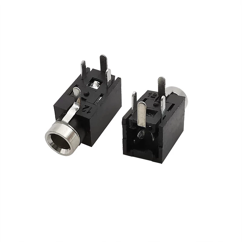 10 шт./лот PJ-210B 4-контактный разъем DIP 2 5 мм гнездовой аудиоразъем для наушников PJ210