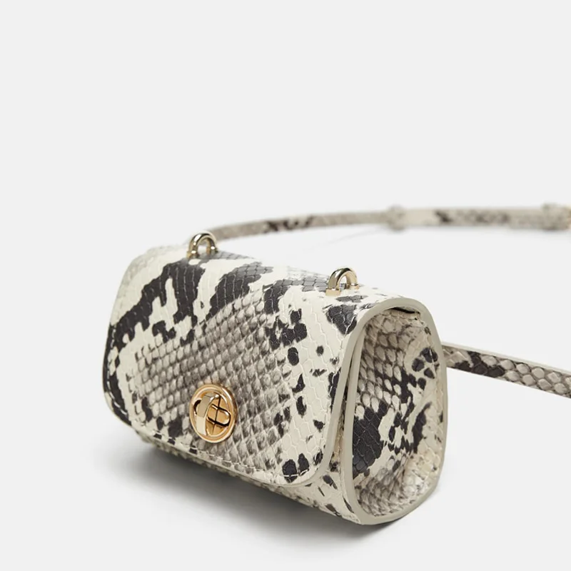 Роскошная брендовая кожаная сумка змея для женщин 2019 маленькие женские сумки