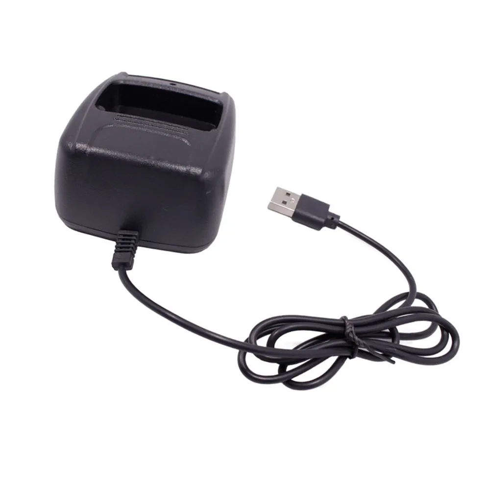 

10pcs NEW DC 5V 500mA USB Li-ion Battery Desktop Charger for Radio Walkie Talkie BAOFENG 666S 777S 888S Retevis H777 R888s Plus
