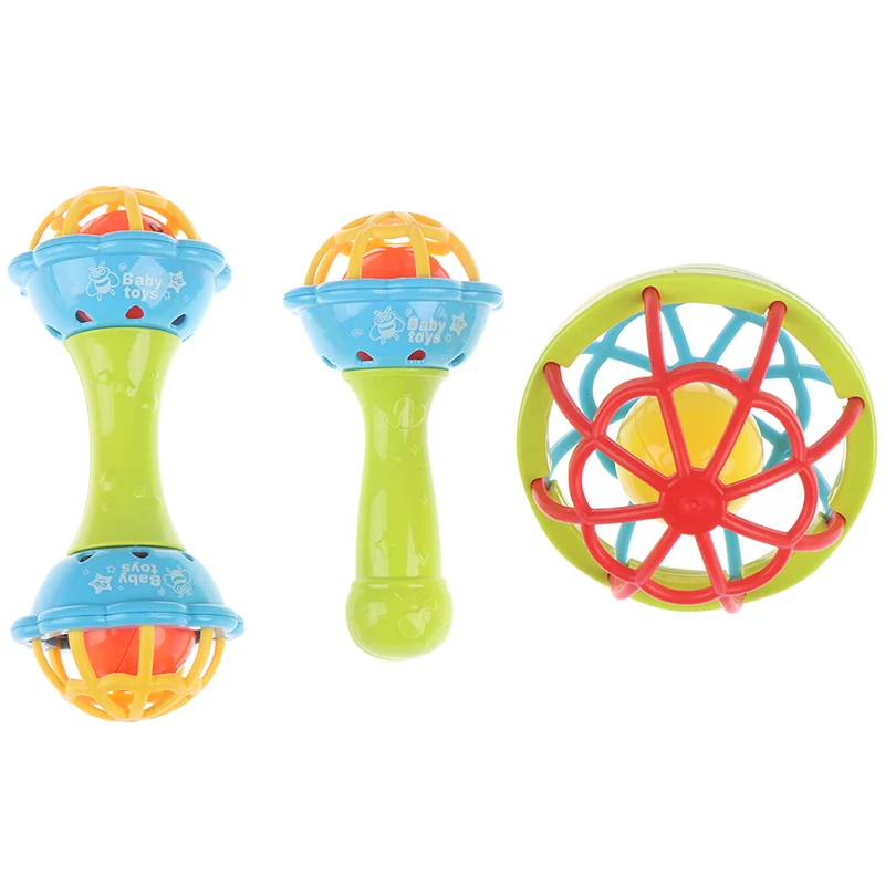 Пищевой пластик детские погремушки Игрушка прорезыватель погремушка ручной