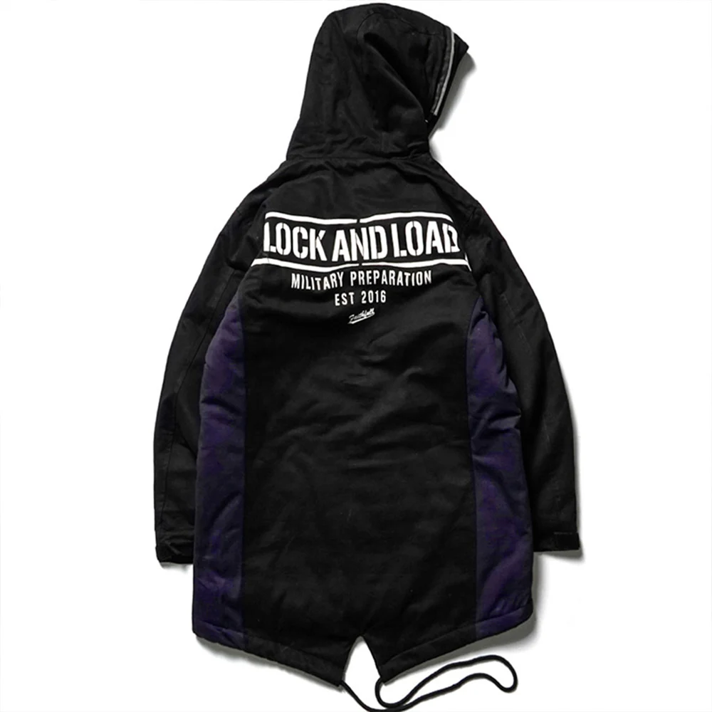 Летная куртка мужская с надписью Повседневный плащ капюшоном уличная одежда на