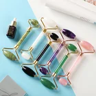 Нефритовый ролик гуаша, скребок для подтяжки лица, для похудения, антивозрастной массаж, уход за кожей, Детокс-массажер для лица