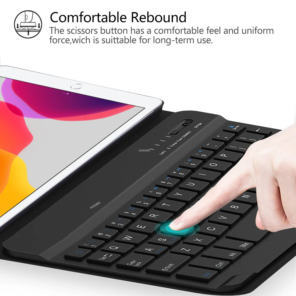 Съемный чехол клавиатура с подсветкой Bluetooth для iPad Air3/Pro 10 5/iPad 2 Беспроводная