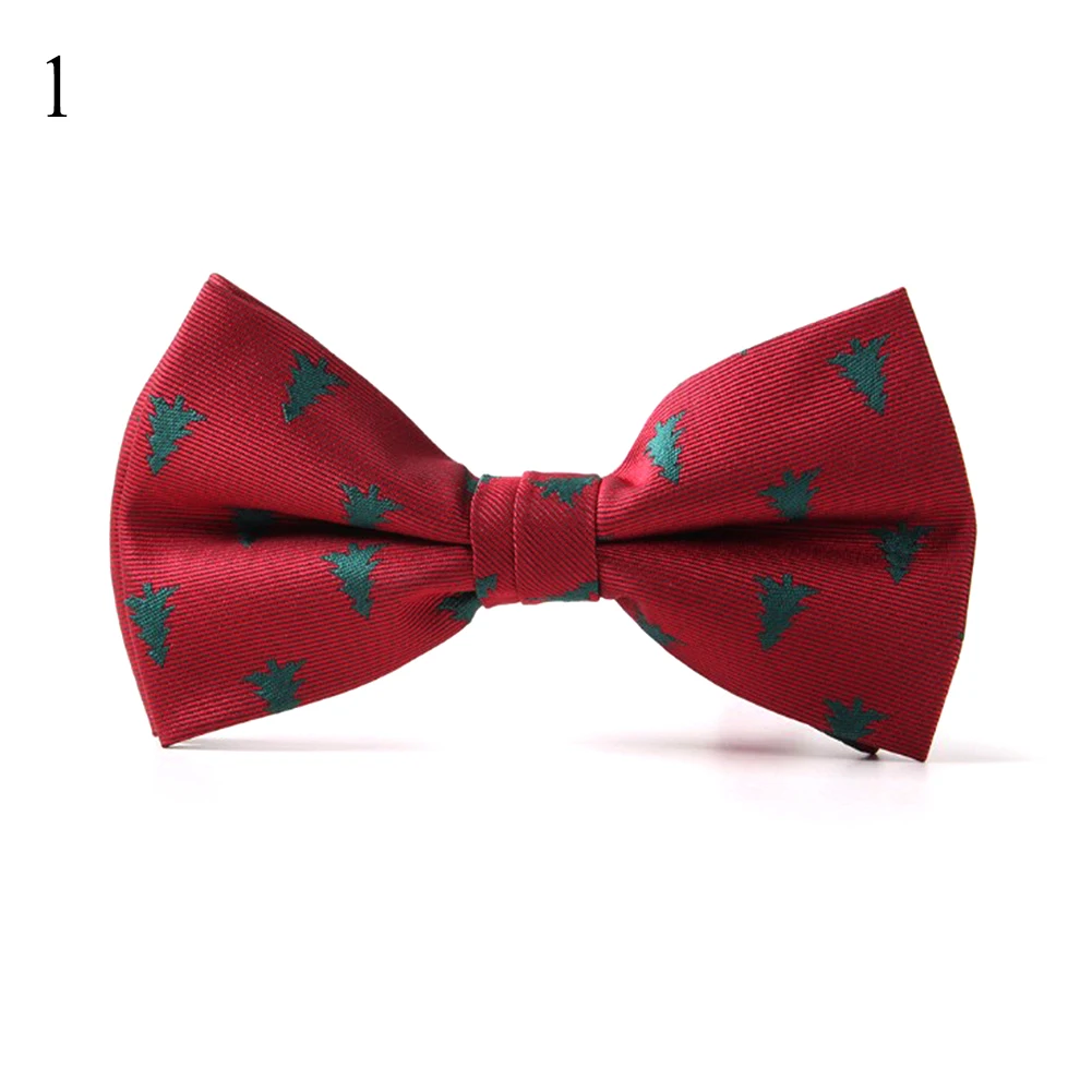 Новинка 2019 галстуки-бабочки для мужчин Рождественская елка Свадебный