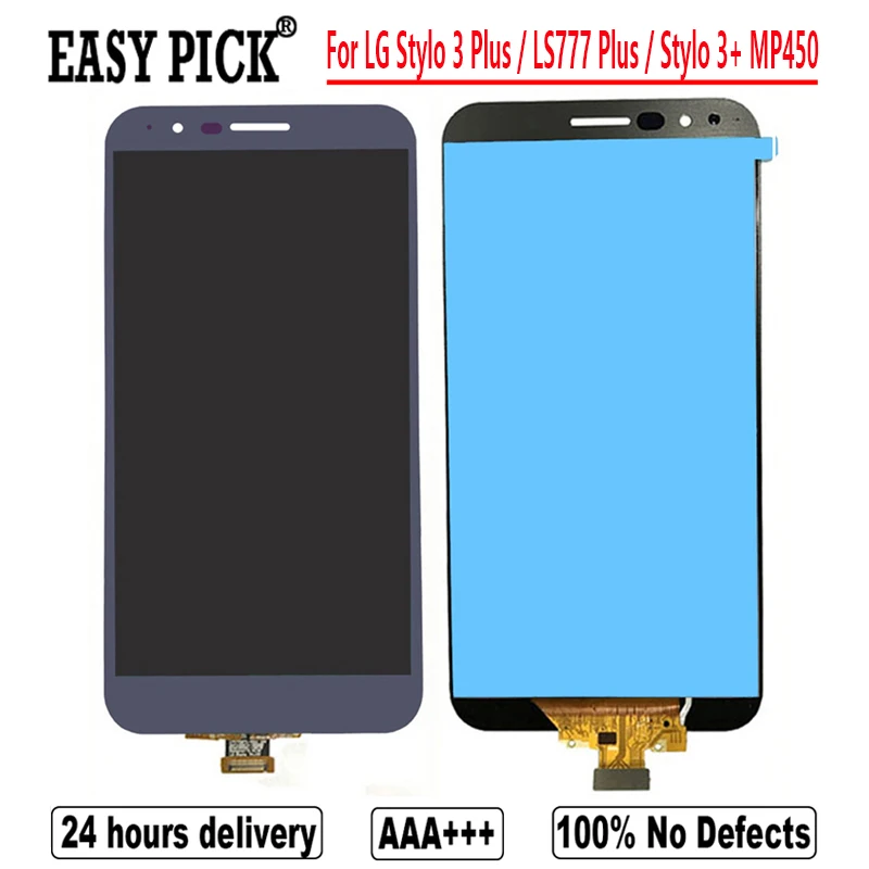 Для LG Stylo 3 Plus / LS777 + MP450 TP450 ЖК-дисплей кодирующий преобразователь сенсорного