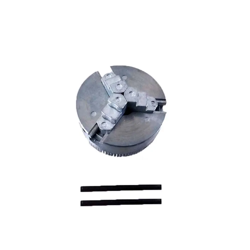 3 Jaw Chuck " 45 мм Три 3 кулачковый патрон 1,8~ 56 мм/12~ 65 мм Z011 зажимной для мини-токарного станка с двумя стержнями M12x1mm с резьбой сзади - Цвет: 3 Jaw Chuck