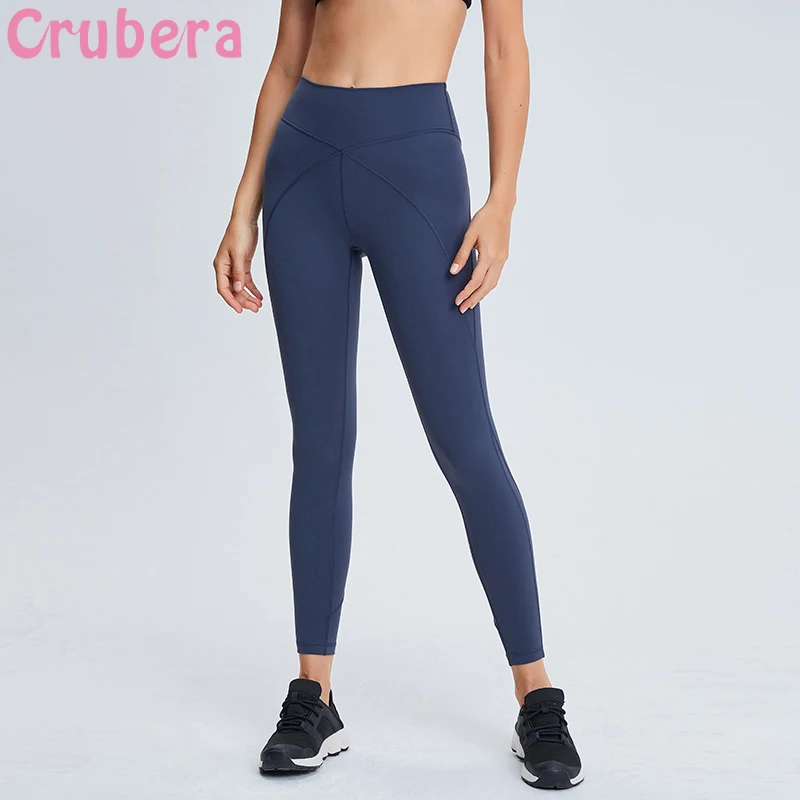 

Леггинсы женские спортивные эластичные с высокой талией, для фитнеса и йоги