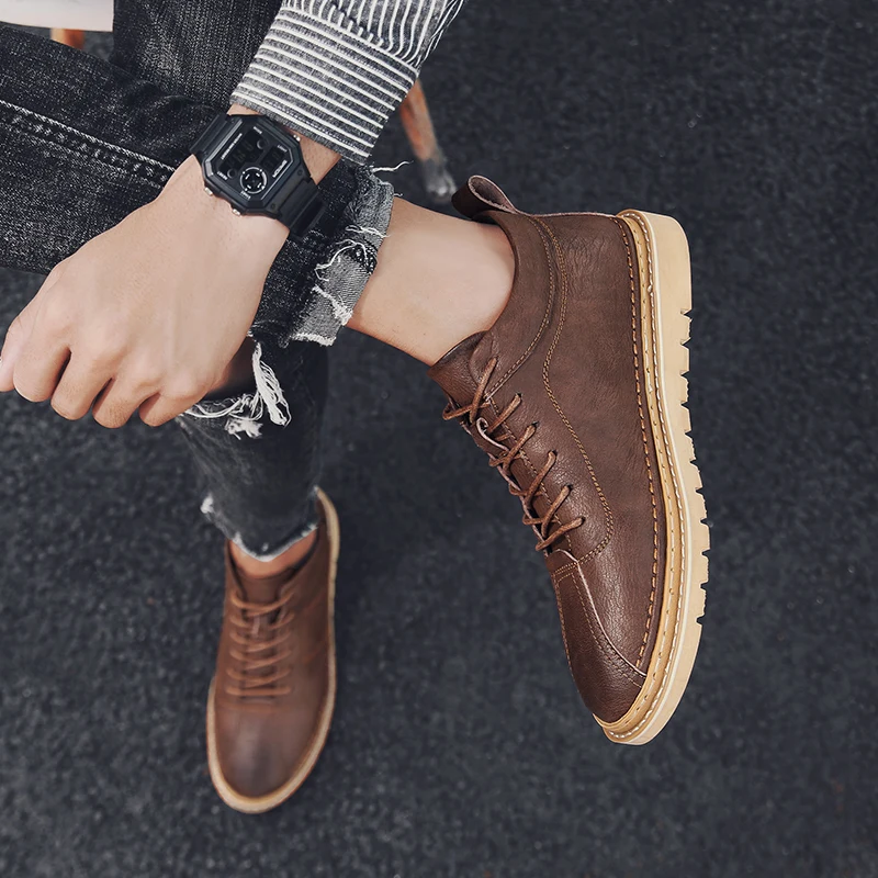 

black zapatillas leather sneakers boots Sneaker causal man mens hombre shoe sport mens casuales male shoes leisure for 2020 men