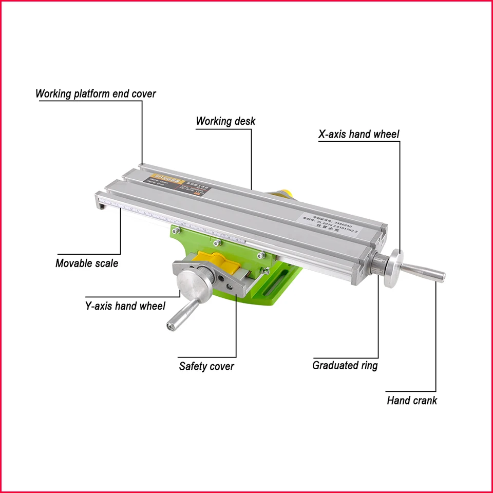 Настольные тиски 6330 сверлильный стол многофункциональный поперечный